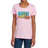 Beverly Hills 90210 Beach Babes Women's 18/1 Cotton Short-Sleeve T-Shirt